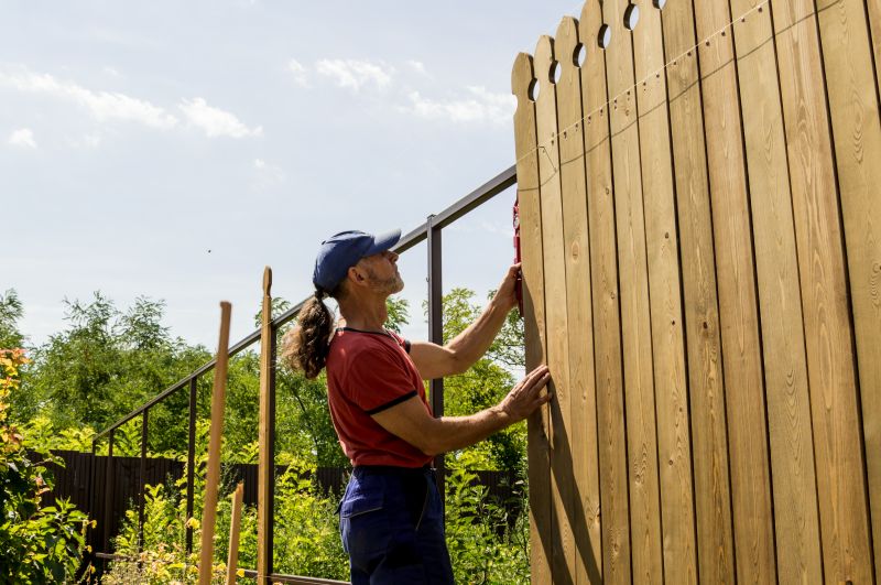 Brick Fence Installation