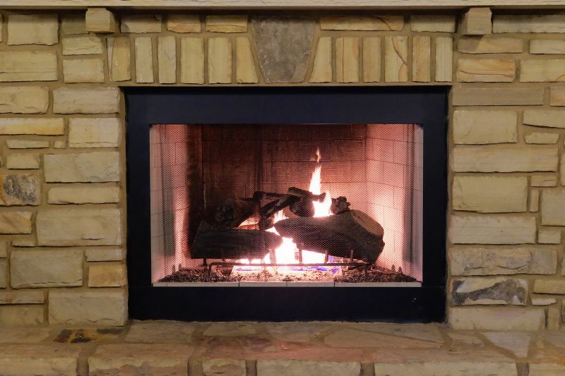Brick Fireplace Installation